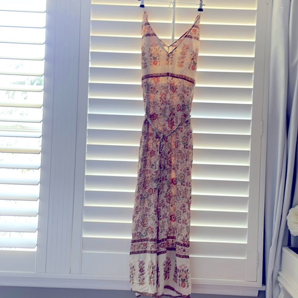 Boho floral jump suit